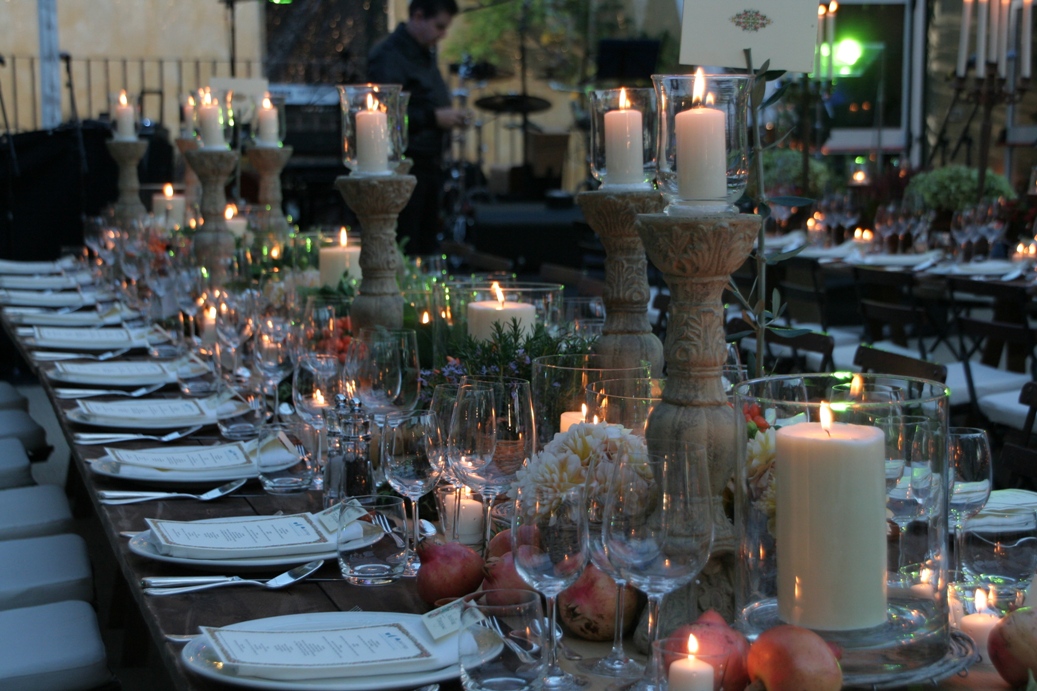 Below you can see our interpretation on a Tuscan wedding theme